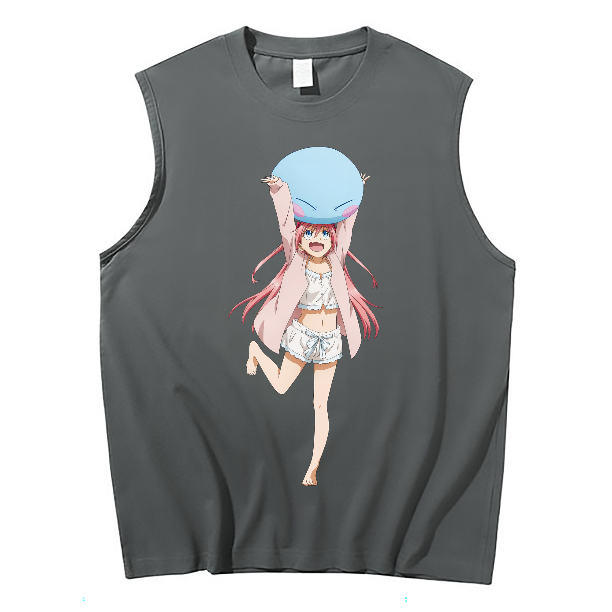 （画像用） 転スラ Regarding Reincarnated to Slime コットン100％タンクトップ（フロントプリント）